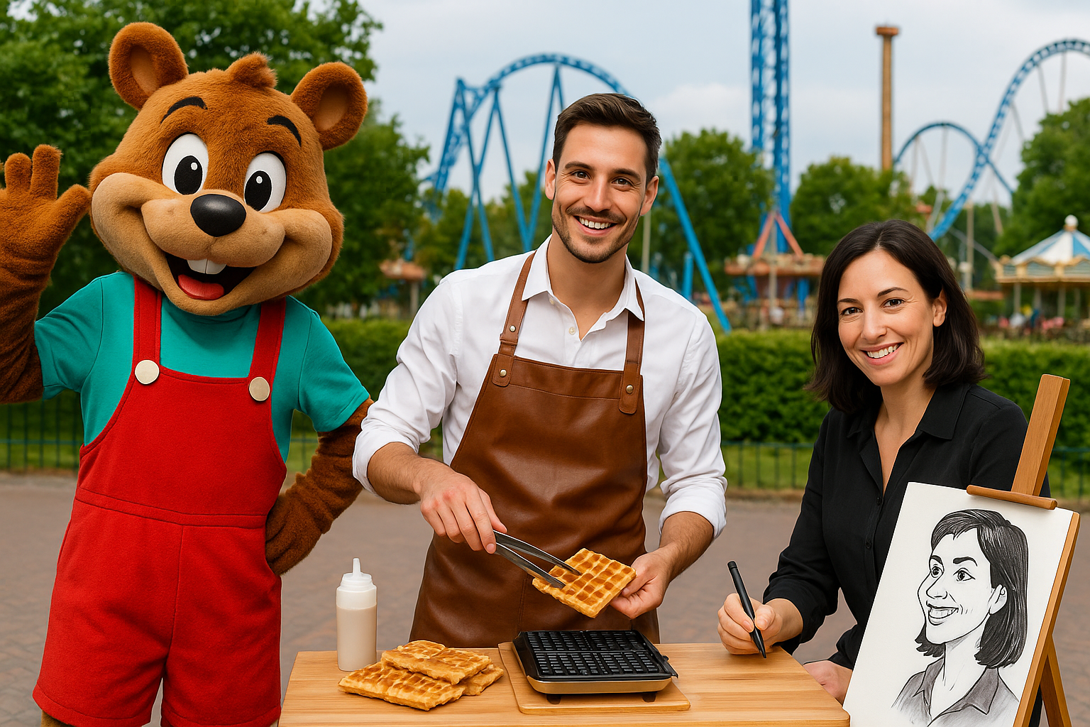 Animations parc attraction