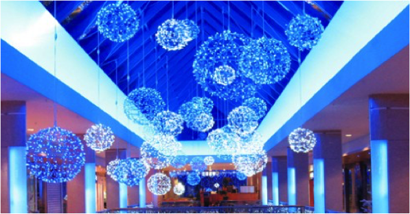 Boule lumineuse d&eacute;coration noel